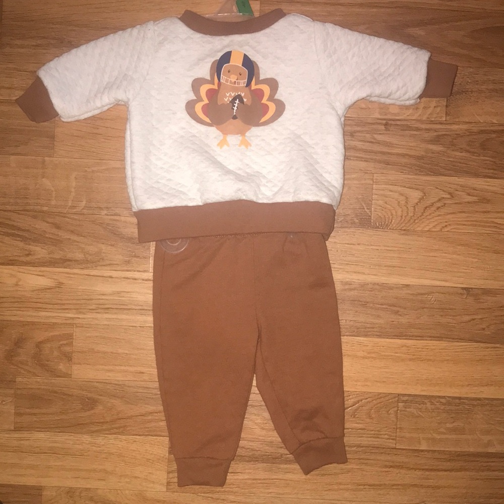 Baby boy fall 🍂🦃🍁 2 piece outfit